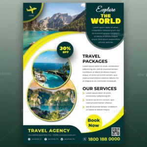 Flyer & Brochure Template Pack – 30+ Editable Designs (Word, PSD, Canva)