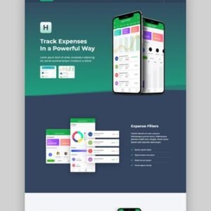 Landing Page Template for Digital Products – High-Converting Design (WordPress, Elementor, HTML)